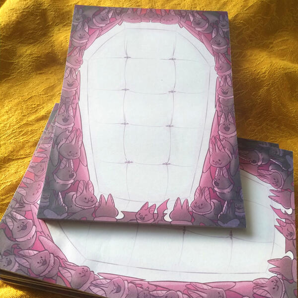 Coffin Bat Notepad