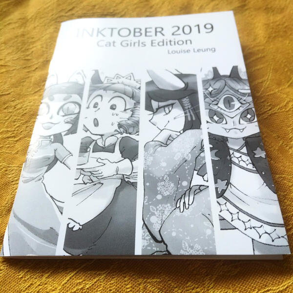 Inktober 2019 Cat Girls