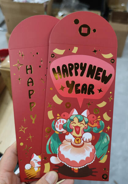 Miku Lucky Cat Red Envelope